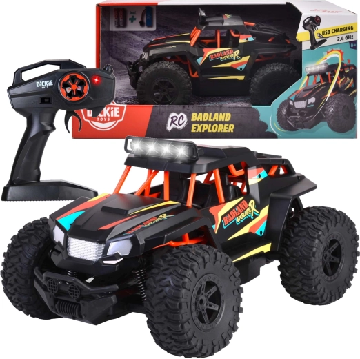 Outlet coche todoterreno teledirigido Dickie Toys AC Badland Explorer RC - defectuoso