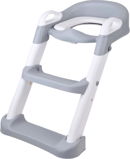Escalera estable con peldaño ajustable a 2 alturas