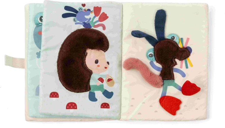 Lilliputiens libro de peluche ratoncita Nina