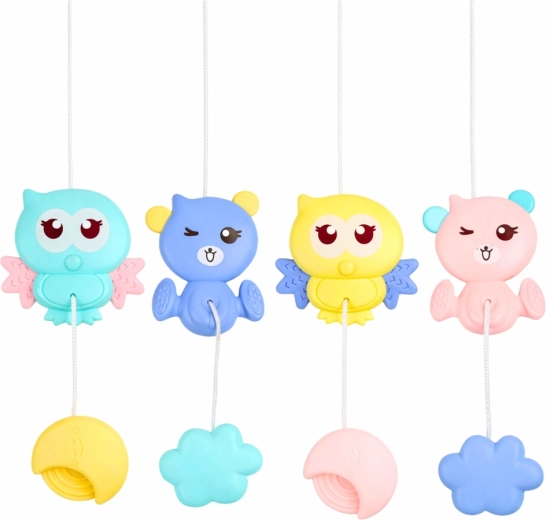 Desarrollo de los sentidos y la motricidad con colgantes adorables