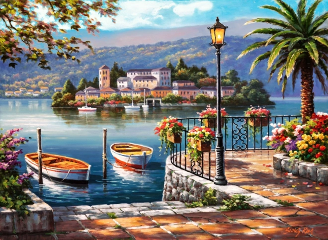 Puzzle Lago en Oporto 1000 piezas
