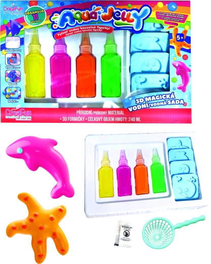 Aqua Jelly 3D personajes mágicos, set creativo