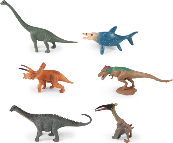 Set de dinosaurios en caja de plástico – 6 uds.
