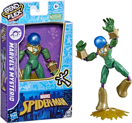 Figura de acción Marvel Spider-Man Bend and Flex Missions – Marvel's Mysterio