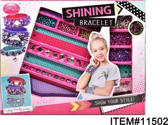 Fabricación de pulseras – set creativo para hacer pulseras de cuentas