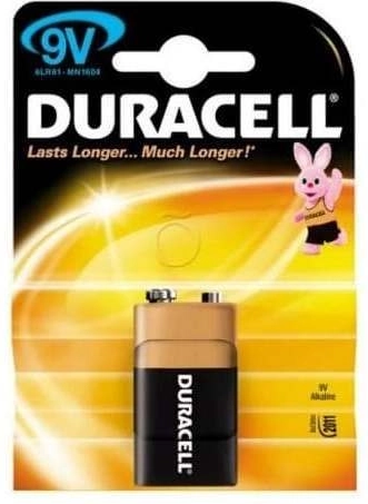 Pila alcalina 9V DURACELL Basic