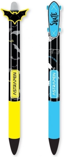 Bolígrafo borrable ASTRA Oops! Skate & Bats, 1 ud. (mezcla de colores)