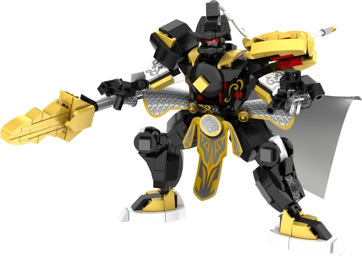 Guerrero mecha detallado