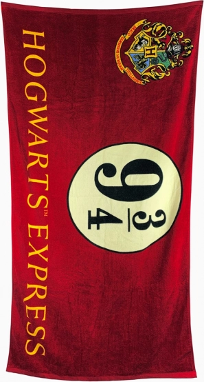 Toalla Harry Potter andén 9 y 3/4, 75 × 150 cm