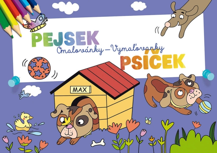 Libros para colorear infantiles Jiri Models A5 perrito - 1 pieza
