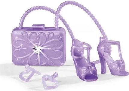 Accesorios con estilo en morado a juego