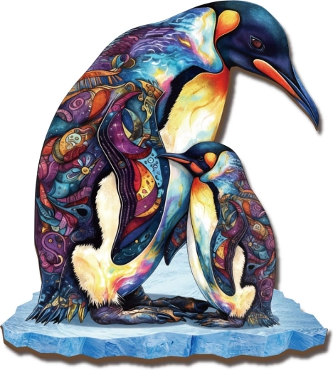 2Kids Toys rompecabezas de madera pingüinos
