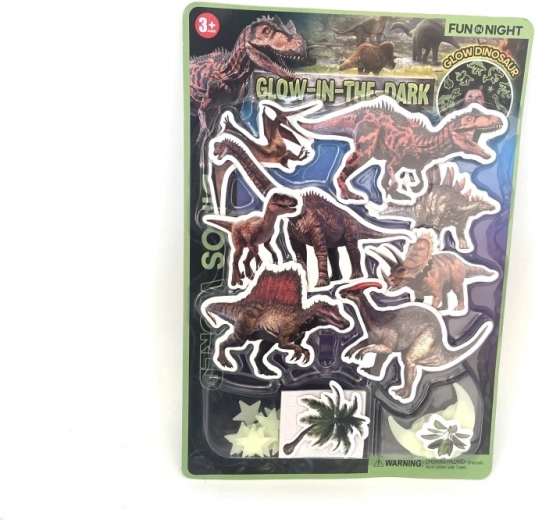 Dinosaurios y estrellitas luminosas para la habitación infantil