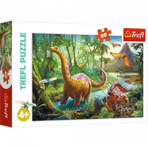 Puzzle Trefl Dinosaurios 60 piezas