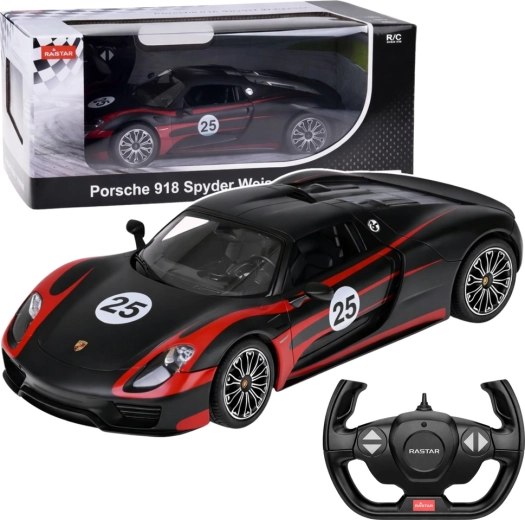 Coche RC PORSCHE 918 Spyder Performance 1:14 negro Rastar