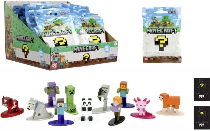 Minecraft nanofigura en bolsa