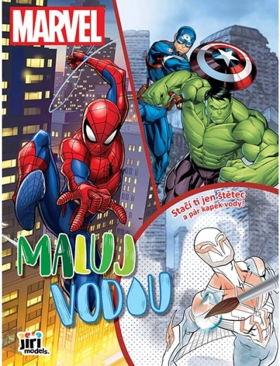 Marvel pintar con agua A4
