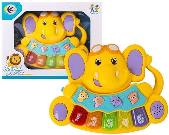 Mini armónica infantil elefante - 1 pieza