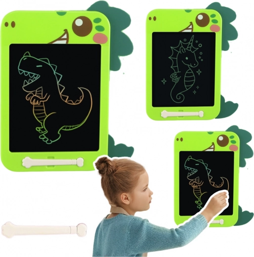 Tableta de dibujo LCD Dinosaurio verde