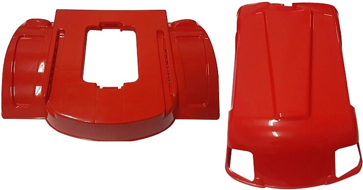 Guardabarros trasero rojo para vehículo eléctrico Strong Bull