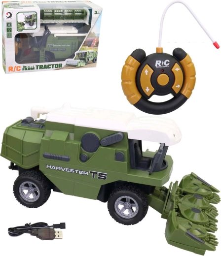 Cosechadora RC MaDe con luces y control remoto