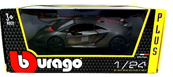 Modelo Lamborghini Sesto Elemento 1:24 Gris metálico