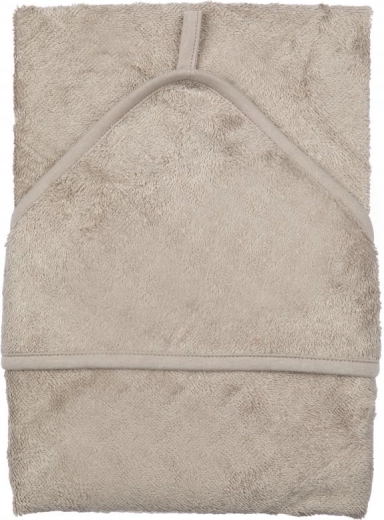 Toalla con capucha Timboo 75 × 75 cm Feather Grey