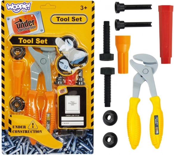 Woopie Set de herramientas del pequeño manitas con llave ajustable