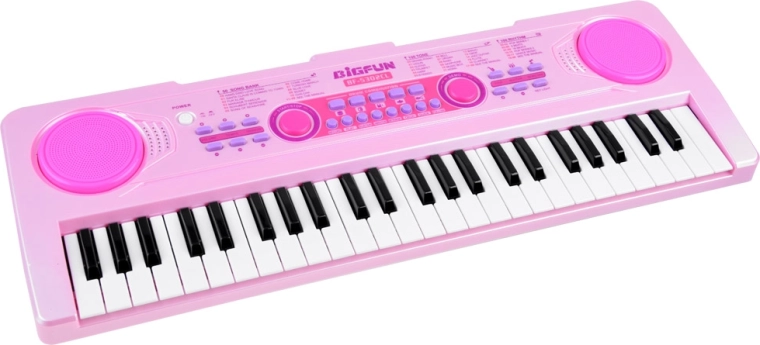 Teclas retroiluminadas y 49 teclas para las primeras melodías