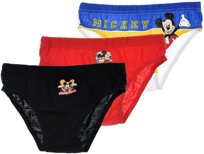 Juego de slips infantiles para niño Disney Mickey (3 uds)