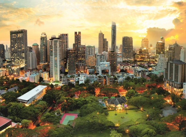 Puzzle Puesta de sol en Bangkok 3000 piezas