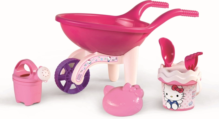 Carretilla grande Androni Hello Kitty con set de arena
