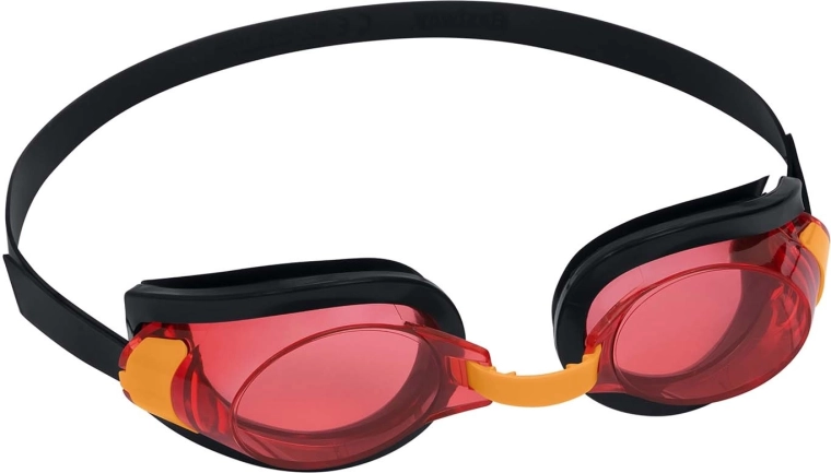 Gafas de natación infantiles negro‑rojas BESTWAY