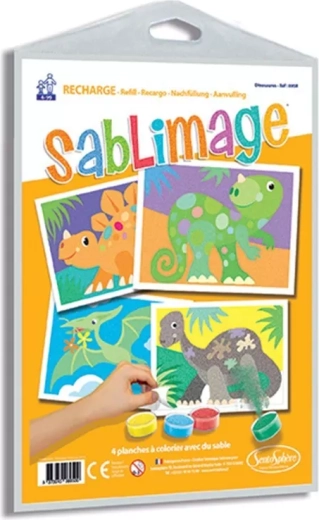 Sentosphere Sablimage set de imágenes de arena dinosaurios