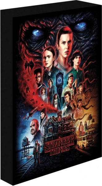 Cuadro luminoso 30x40 cm Stranger Things