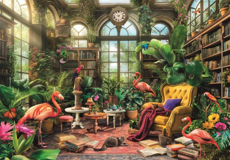 Puzzle Biblioteca en un Frasco 1000 piezas