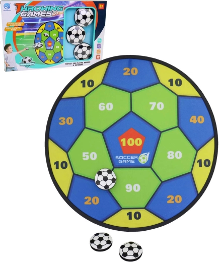 MaDe diana colgante de velcro con 3 pelotas blandas – set