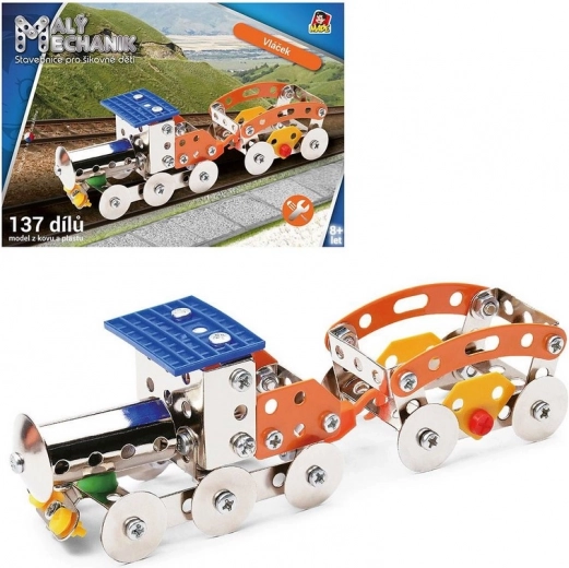 Juego de construcción Pequeño mecánico tren