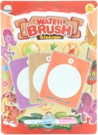Pintura con agua dinosaurios – set de láminas para colorear con pincel de agua