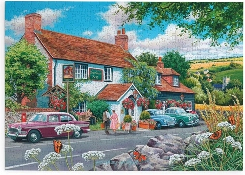 House of Puzzles Descanso en el camino – puzzle de 500 piezas grandes