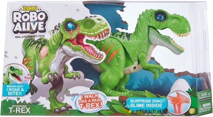 ZURU Robo Alive T‑Rex atacante – dinosaurio interactivo con sonidos