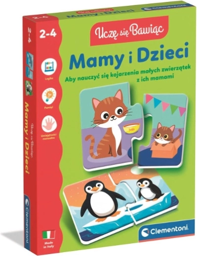 Juego educativo de imágenes – Mamás y crías