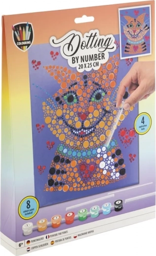 Grafix Pintar por números: Gato