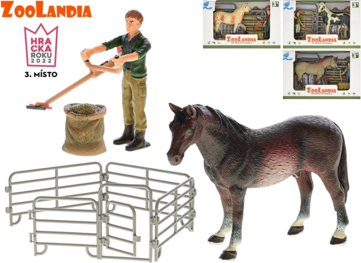 Zoolandia caballo con accesorios – set de figuras para niños