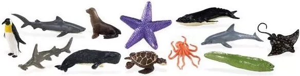 Vida marina – mini figuras de animales marinos - 1 unidad