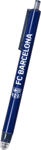 Bolígrafo de gel borrable azul del FC Barcelona