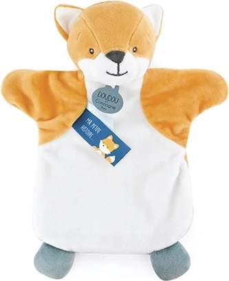 Doudou marioneta de peluche zorro
