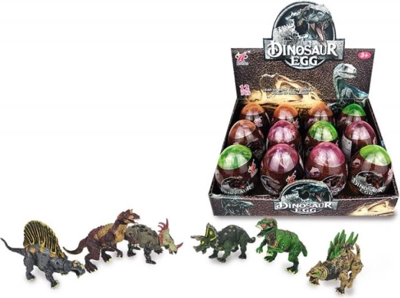 Huevo de dinosaurio con figurita