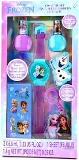 Set de cosmética con pintalabios y esmaltes de uñas Frozen