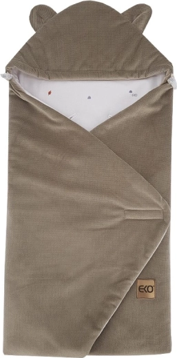 Saco envolvente EKO para silla de coche Velvet fox 110 × 100 cm